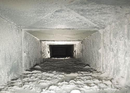 air duct clean before